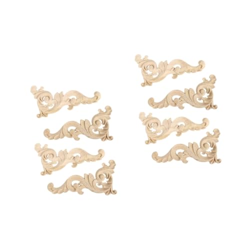 NUOBESTY 2 Sätze Holzschnitz Aufkleber Basteln Retro Geschnitzte Applikationen Holzschnitz Aufkleber Für Möbel Dekoration Für Kommoden Holzhandwerk Dekorative Perlenstäbe 4 Stück * 2 NUOBESTY 2 Sätze Holzschnitz Aufkleber Basteln Retro Geschnitzte Applikationen Holzschnitz Aufkleber Für Möbel Dekoration Für Kommoden Holzhandwerk Dekorative Perlenstäbe 4 Stück * 2 von NUOBESTY