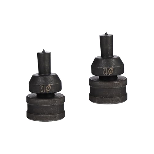 NUOBESTY 2 Sätze Hydraulik -stanzform Industriell Stanzmaschine Stirbt Loch Hydraulische Stanzmaschinenform Hydraulische Stanzwerkzeuge Stanzen Black von NUOBESTY