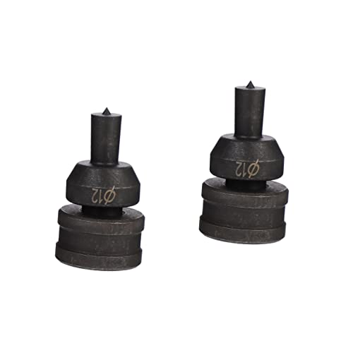 NUOBESTY 2 Sätze Hydraulik -stanzform Stanzen Stanzmaschinenform Hydraulische Stanzwerkzeuge Loch Industriell Stanzmaschine Stirbt Schwarz von NUOBESTY
