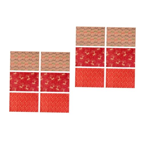 NUOBESTY 2 Sätze Kraft-geschenkpapier Paketpapier Packpapier Weihnachtsgeschenkpapier Geschenkbeutel Weihnachtsverpackungspapier Geschenkpapier Für Weihnachtsbedarf Kraftpapier 6 Stück * 2 NUOBESTY 2 Sätze Kraft-geschenkpapier Paketpapier Packpapier Weihnachtsgeschenkpapier Geschenkbeutel Weihnachtsverpackungspapier Geschenkpapier Für Weihnachtsbedarf Kraftpapier 6 Stück * 2 von NUOBESTY