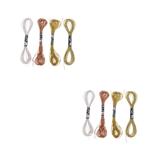 NUOBESTY 2 Sätze Kreuzstich-metallfaden Stich-kits Fäden Nähen Stickerei Herstellung Für Freundinen Polyester-stickgarn Kreuzstichteile Diy Zubehör Diy -versorgung 16 Stück * 2 NUOBESTY 2 Sätze Kreuzstich-metallfaden Stich-kits Fäden Nähen Stickerei Herstellung Für Freundinen Polyester-stickgarn Kreuzstichteile Diy Zubehör Diy -versorgung 16 Stück * 2 von NUOBESTY