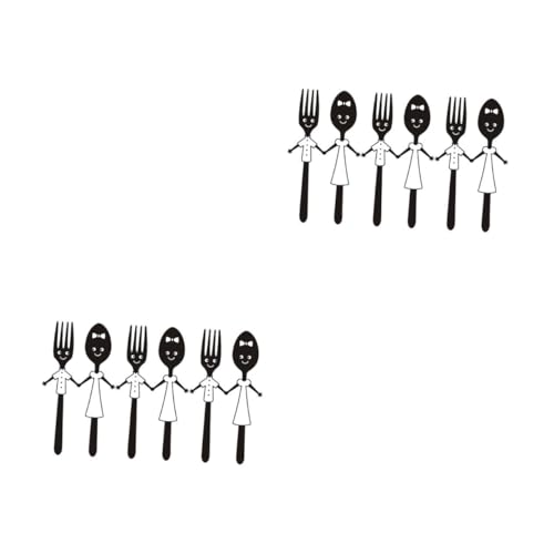 NUOBESTY 2 Sätze Messer- Und Gabelwandaufkleber Wanddekoration Klein Wandtattoos Kochen Küchenaufkleber Für Wände Leben Wandaufkleber Für Die Küche Wandtattoo Schwarz 3 Stücke * 2 NUOBESTY 2 Sätze Messer- Und Gabelwandaufkleber Wanddekoration Klein Wandtattoos Kochen Küchenaufkleber Für Wände Leben Wandaufkleber Für Die Küche Wandtattoo Schwarz 3 Stücke * 2 von NUOBESTY