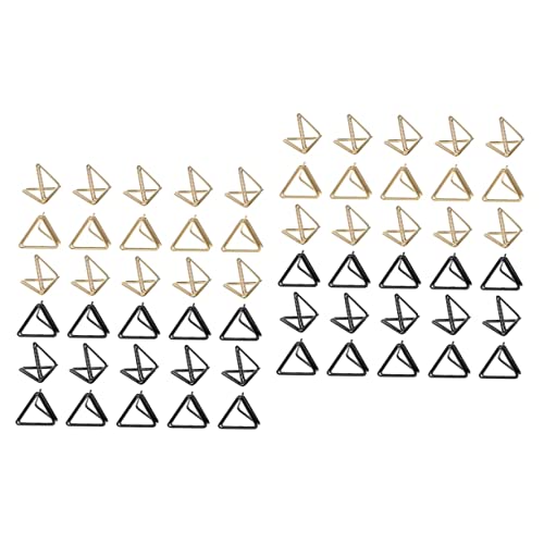 NUOBESTY 2 Sätze Papierclips Memo Clips Tischkartenhalter Schreibtisch Papierclips Goldene Schwarze Kreative Aufbewahrung Für Notizen Fotos Und Karten 30 Stück * 2 von NUOBESTY
