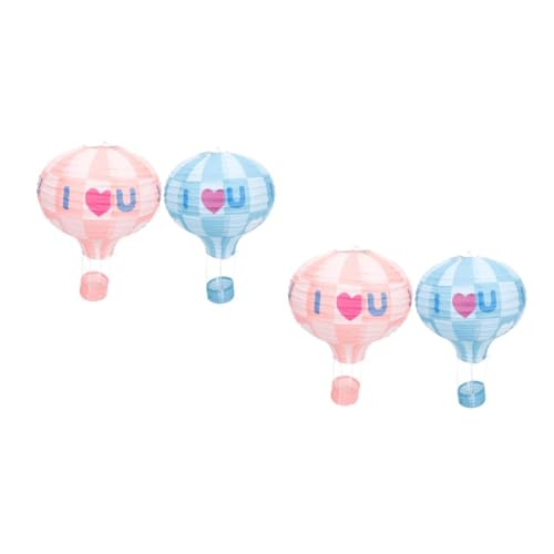 NUOBESTY 2 Sätze Papierlaterne -requisiten Heißluftballons Faltbarer Laternenanhänger Heißluftballon- Zum Aufhängen Laternendekoration Hochzeit Papierlaterne Eisen Blau 2 Stück * 2 NUOBESTY 2 Sätze Papierlaterne -requisiten Heißluftballons Faltbarer Laternenanhänger Heißluftballon- Zum Aufhängen Laternendekoration Hochzeit Papierlaterne Eisen Blau 2 Stück * 2 von NUOBESTY
