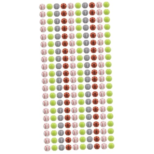 NUOBESTY 2 Sätze Perlen Runde Acryl Spacer Beads Für Diy Armbänder Schlüsselanhänger Und Basteln Für Kreative Projekte Und Dekorationen 200 Stück * 2 von NUOBESTY