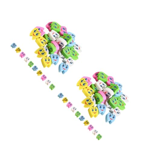 NUOBESTY 2 Sätze Radiergummi Mini Radiergummi Kinder Neuartige Zahnförmige Radiergummis Niedliche Radiergummis Für Schüler, Zuhause 60 Stück * 2 NUOBESTY 2 Sätze Radiergummi Mini Radiergummi Kinder Neuartige Zahnförmige Radiergummis Niedliche Radiergummis Für Schüler, Zuhause 60 Stück * 2 von NUOBESTY