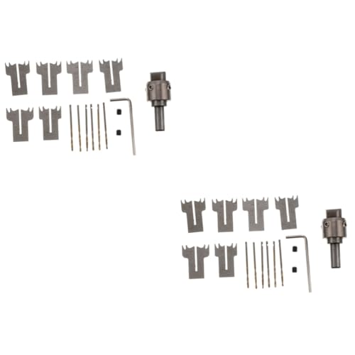 NUOBESTY 2 Sätze Ringmesser -Sicherheitsschnalle Bohrer Bausatz zur Herstellung von Ringen Holzbearbeitung Schnitzen Bohren Kit zur Schmuckherstellung Legierung Silber NUOBESTY 2 Sätze Ringmesser -Sicherheitsschnalle Bohrer Bausatz zur Herstellung von Ringen Holzbearbeitung Schnitzen Bohren Kit zur Schmuckherstellung Legierung Silber von NUOBESTY