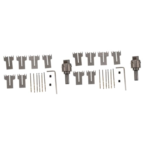 NUOBESTY 2 Sätze Ringmesser -Sicherheitsschnalle Ringbohrer Holzbearbeitung Schnitzen Bohren Schmuckzubehör Kit zur Schmuckherstellung Schmuckbohrer-Set Schmuckwerkzeuge Legierung Silber NUOBESTY 2 Sätze Ringmesser -Sicherheitsschnalle Ringbohrer Holzbearbeitung Schnitzen Bohren Schmuckzubehör Kit zur Schmuckherstellung Schmuckbohrer-Set Schmuckwerkzeuge Legierung Silber von NUOBESTY