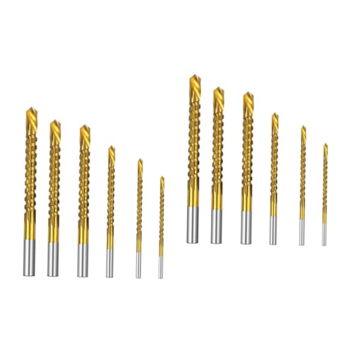 NUOBESTY 2 Sätze Sägebohrer Spiralbohrer Holzbearbeitungswerkzeug Professioneller Seitenschneidbohrer Bohrer Metallbohrer Nutbohrer Gezähnter Spiralbohrer 6 Stück * 2 NUOBESTY 2 Sätze Sägebohrer Spiralbohrer Holzbearbeitungswerkzeug Professioneller Seitenschneidbohrer Bohrer Metallbohrer Nutbohrer Gezähnter Spiralbohrer 6 Stück * 2 von NUOBESTY