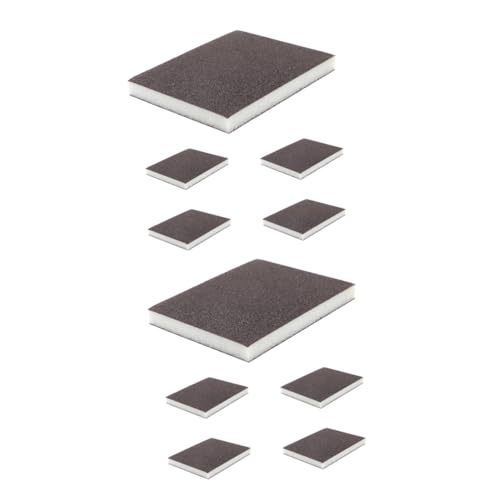 NUOBESTY 2 Sätze Schleifblöcke Doppelseitige Schleifblöcke Körnung Für Holzverarbeitung Möbelpolitur Und Leicht Kompakt Ergonomisch Für Glattfinish 5 Stück * 2 NUOBESTY 2 Sätze Schleifblöcke Doppelseitige Schleifblöcke Körnung Für Holzverarbeitung Möbelpolitur Und Leicht Kompakt Ergonomisch Für Glattfinish 5 Stück * 2 von NUOBESTY