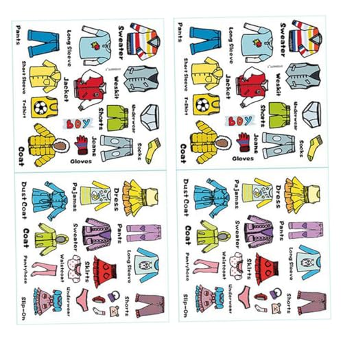 NUOBESTY 2 Sätze Selbstklebende PVC Kleideretiketten Handgezeichnete Klassifikationsaufkleber für Kinderzimmer Schrank und Schubladenorganisation zur Einfachen Kleidungsordnung NUOBESTY 2 Sätze Selbstklebende PVC Kleideretiketten Handgezeichnete Klassifikationsaufkleber für Kinderzimmer Schrank und Schubladenorganisation zur Einfachen Kleidungsordnung von NUOBESTY