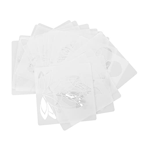 NUOBESTY 2 Sätze Teiliges Blumen Malvorlagen Set Wiederverwendbare Schablonen für Diy Malwerkzeuge für Kreative Wandgestaltung und Bastelprojekte von NUOBESTY