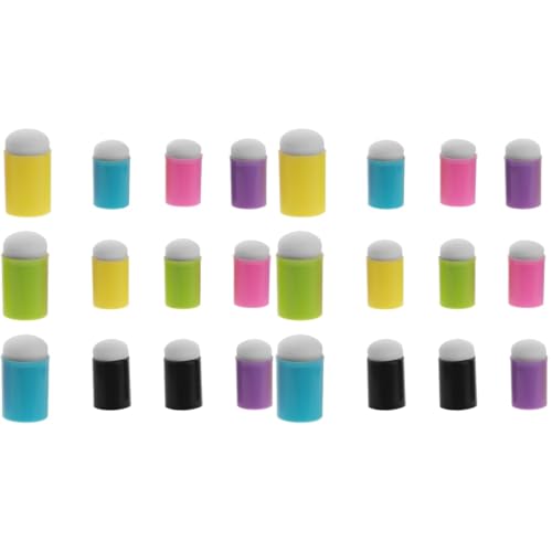 NUOBESTY 2 Sätze Teiliges Fingerfarben Schwämme Dauber Für Stempel Und Mischfarben Malwerkzeug Für DIY Kunstprojekte Bunten Farben 12 Stück * 2 NUOBESTY 2 Sätze Teiliges Fingerfarben Schwämme Dauber Für Stempel Und Mischfarben Malwerkzeug Für DIY Kunstprojekte Bunten Farben 12 Stück * 2 von NUOBESTY
