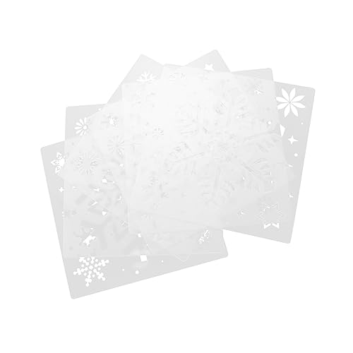 NUOBESTY 2 Sätze Weihnachts Schablonen Wiederverwendbare Schneeflocken Schablonen Für Malerei Scrapbooking Und Wanddekoration Robustes Material Für Kreative Bastelprojekte 6 Stück * 2 NUOBESTY 2 Sätze Weihnachts Schablonen Wiederverwendbare Schneeflocken Schablonen Für Malerei Scrapbooking Und Wanddekoration Robustes Material Für Kreative Bastelprojekte 6 Stück * 2 von NUOBESTY