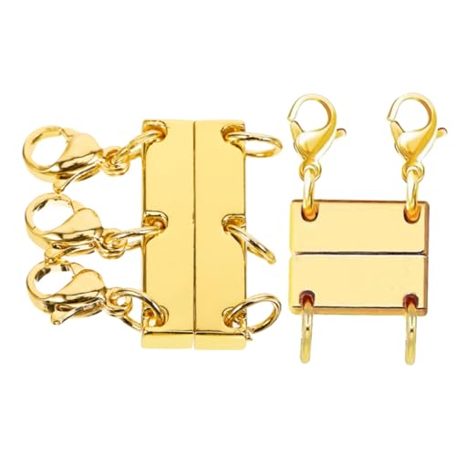 NUOBESTY 2 Schmucktrennverschlüsse: Mehrere Halsketten-schichtverschlüsse, Magnetischer Goldkettentrenner Zum Schichten Mehrerer Schmuckverschlüsse Für Einen Mehrschichtigen Look NUOBESTY 2 Schmucktrennverschlüsse: Mehrere Halsketten-schichtverschlüsse, Magnetischer Goldkettentrenner Zum Schichten Mehrerer Schmuckverschlüsse Für Einen Mehrschichtigen Look von NUOBESTY