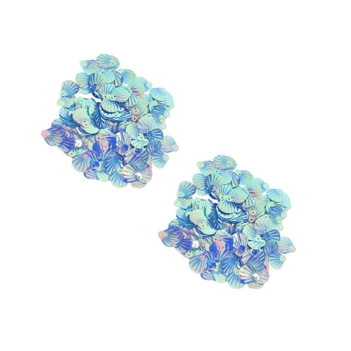 NUOBESTY 2 Stück 1 Muschel-doppelloch-pailletten Party-pailletten-ornament Pailletten Für Bastelkinder Große Pailletten Dekorative Muschelpailletten Pailletten Für Heimwerker Sky-blue Pvc NUOBESTY 2 Stück 1 Muschel-doppelloch-pailletten Party-pailletten-ornament Pailletten Für Bastelkinder Große Pailletten Dekorative Muschelpailletten Pailletten Für Heimwerker Sky-blue Pvc von NUOBESTY