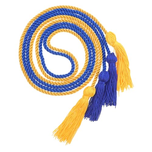 NUOBESTY 2 Stück Abschlusskordel und Quaste Dekorative Ehrenkordel für Graduierungsfeiern Langlebige Materialien Geeignet für Verschiedene Schulveranstaltungen Komfortabel und von NUOBESTY