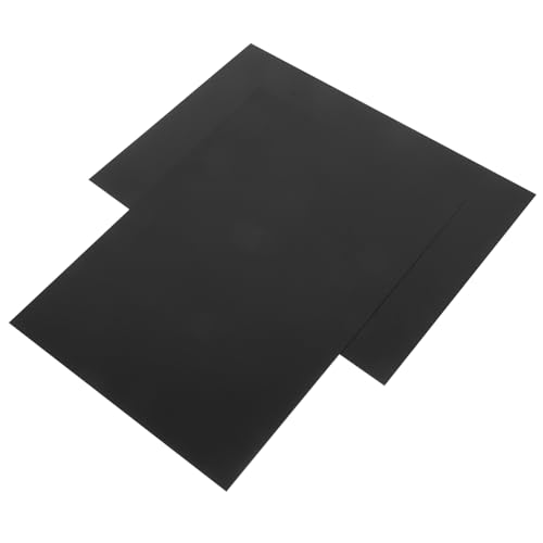 NUOBESTY 2 Stück Aluminiumblech Blank Schwarz für Diy Projekte Basteln und Industrielle Anwendungen Leicht Robust Vielseitig Einsetzbar für Lasergravur und Mehr von NUOBESTY