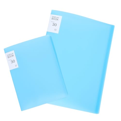 NUOBESTY 2 Stück Aufbewahrungsbuch für Diamantmalerei und Portfolio mit Seiten Flexible Seitenverwaltung Sammelmappe für Kunstwerke und Zubehör Stabiler Schutzumschlag Blau NUOBESTY 2 Stück Aufbewahrungsbuch für Diamantmalerei und Portfolio mit Seiten Flexible Seitenverwaltung Sammelmappe für Kunstwerke und Zubehör Stabiler Schutzumschlag Blau von NUOBESTY