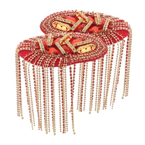 NUOBESTY 2 Stück Beaded Fransen Schulterabzeichen für Jacken Kostümdekor für Männer und Frauen für Anzüge und NUOBESTY 2 Stück Beaded Fransen Schulterabzeichen für Jacken Kostümdekor für Männer und Frauen für Anzüge und von NUOBESTY