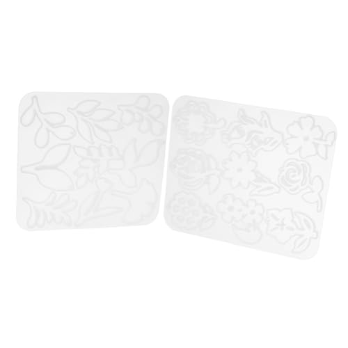 NUOBESTY 2 Stück Blumen und Designs für Epoxidharz Schmuck Diy Schmuckherstellung Geeignet für Anhänger und Kreative Bastelprojekte von NUOBESTY
