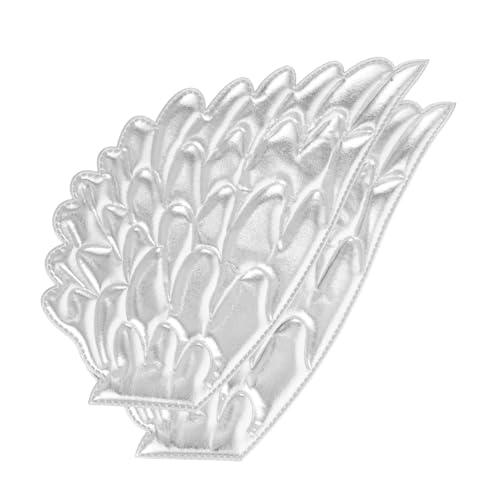 NUOBESTY 2 Stück Engelsflügel Zubehör Nähenkostümdekoration Applikation mit Engelsflügeln Bügelapplikation Patch Engelsflügelreparatur Applikation Polyester Silver NUOBESTY 2 Stück Engelsflügel Zubehör Nähenkostümdekoration Applikation mit Engelsflügeln Bügelapplikation Patch Engelsflügelreparatur Applikation Polyester Silver von NUOBESTY