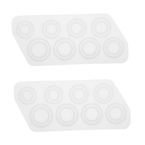 NUOBESTY 2 Stück Epoxidharz Formen für Diy Schmuckherstellung Flexibles und Langlebiges Zubehör für Kreative Ringgestaltung und Accessoires von NUOBESTY