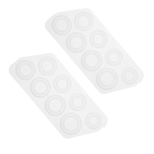 NUOBESTY 2 Stück Epoxidharz Moulds für Schmuckherstellung Diy Ringformen für Kreative Kunstprojekte und Einzigartige Schmuckstücke von NUOBESTY