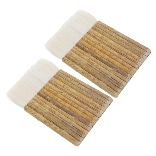 NUOBESTY 2 Stück Ergonomischer Bambus Pinsel mit Weichen Borsten Vielseitiger Malpinsel für Aquarell Öl Acrylfarben Nachhaltiger Holzgriff für Präzises Zeichnen und Komfortables Malen NUOBESTY 2 Stück Ergonomischer Bambus Pinsel mit Weichen Borsten Vielseitiger Malpinsel für Aquarell Öl Acrylfarben Nachhaltiger Holzgriff für Präzises Zeichnen und Komfortables Malen von NUOBESTY