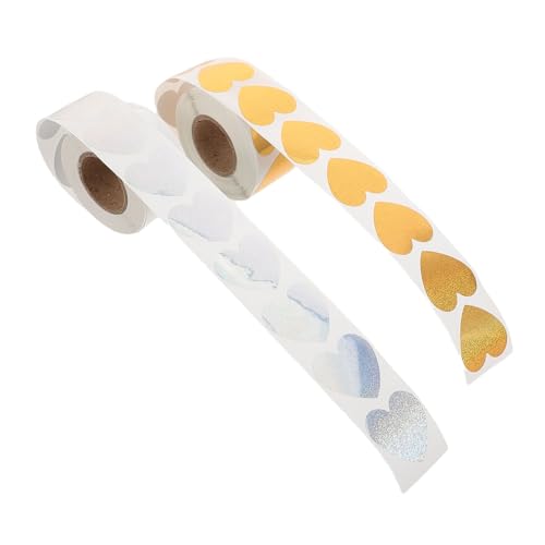 NUOBESTY 2 Stück Glitzernde Etiketten für Elegante Umschläge Selbstklebende Dekoration für Einladungen und Dankeskarten für Hochzeiten und Jubiläen NUOBESTY 2 Stück Glitzernde Etiketten für Elegante Umschläge Selbstklebende Dekoration für Einladungen und Dankeskarten für Hochzeiten und Jubiläen von NUOBESTY