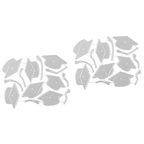 NUOBESTY 2 Stück Graduation Cut Die Stanzform für Diy Stanzschablone mit Absolventenhut für Karten und Bastelarbeiten für Abschlussfeier Dekorationen NUOBESTY 2 Stück Graduation Cut Die Stanzform für Diy Stanzschablone mit Absolventenhut für Karten und Bastelarbeiten für Abschlussfeier Dekorationen von NUOBESTY