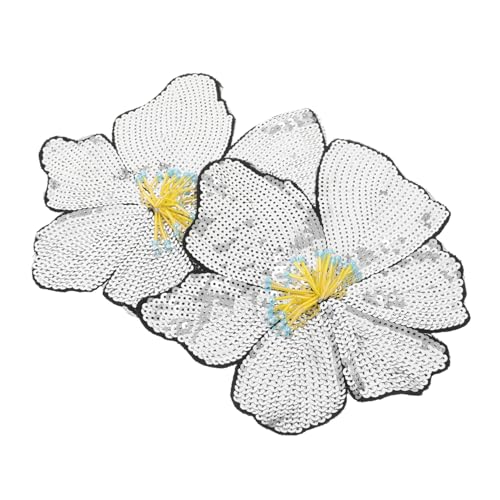 NUOBESTY 2 Stück Große Beaded Floral Applikationen mit Pailletten für Bühnenkostüme Langlebig Glänzende Nähaccessoires zum Aufnähen Jacken Jeans DIY Modeprojekte NUOBESTY 2 Stück Große Beaded Floral Applikationen mit Pailletten für Bühnenkostüme Langlebig Glänzende Nähaccessoires zum Aufnähen Jacken Jeans DIY Modeprojekte von NUOBESTY