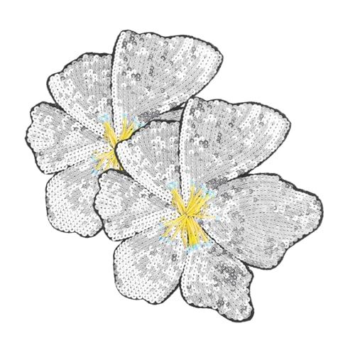 NUOBESTY 2 Stück Große Bestickte Blumenapplikationen mit Pailletten und Perlen Glänzende zum Aufnähen Geeignete Bunte Blumenflicken für Bühnenkostüme und DIY modegestaltung NUOBESTY 2 Stück Große Bestickte Blumenapplikationen mit Pailletten und Perlen Glänzende zum Aufnähen Geeignete Bunte Blumenflicken für Bühnenkostüme und DIY modegestaltung von NUOBESTY