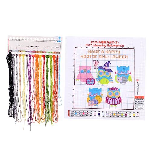 NUOBESTY 2 Stück Halloween Eule Kreuz stich halloween party halloween dekoration halloweendeko unique kreuzen Bausätze Eulen Kreuzstich selber machen Kreuzstich dekorative Malerei Baumwolle NUOBESTY 2 Stück Halloween Eule Kreuz stich halloween party halloween dekoration halloweendeko unique kreuzen Bausätze Eulen Kreuzstich selber machen Kreuzstich dekorative Malerei Baumwolle von NUOBESTY