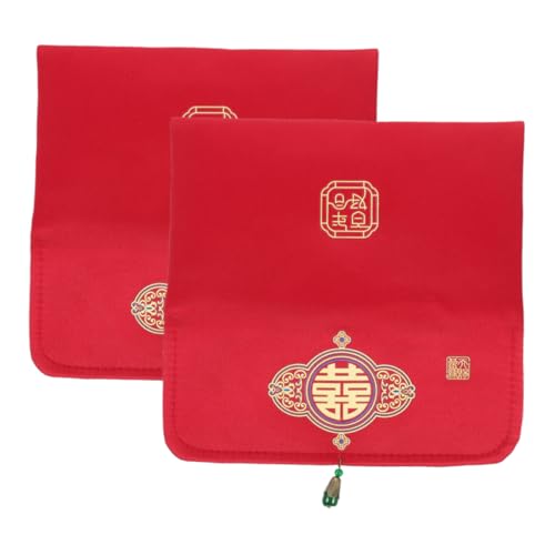 NUOBESTY 2 Stück Hochzeitsrotes Stoffumschläge Chinesische Glücksgeldumschläge für Hochzeiten Verlobungen und Frühlingsfest Einladungen Symbolisieren Segen und Stilvolle Funktionalität NUOBESTY 2 Stück Hochzeitsrotes Stoffumschläge Chinesische Glücksgeldumschläge für Hochzeiten Verlobungen und Frühlingsfest Einladungen Symbolisieren Segen und Stilvolle Funktionalität von NUOBESTY