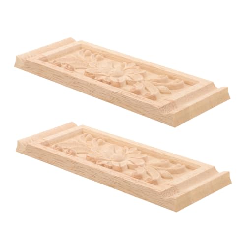 NUOBESTY 2 Stück Holzblumenabziehbilder Dekoration Von Holzmöbeln Möbel Holzdekoration Holzapplikationen Für Möbel Geschnitzte Applikation Kabinettapplikation Holz-onlay Beige Hölzern NUOBESTY 2 Stück Holzblumenabziehbilder Dekoration Von Holzmöbeln Möbel Holzdekoration Holzapplikationen Für Möbel Geschnitzte Applikation Kabinettapplikation Holz-onlay Beige Hölzern von NUOBESTY