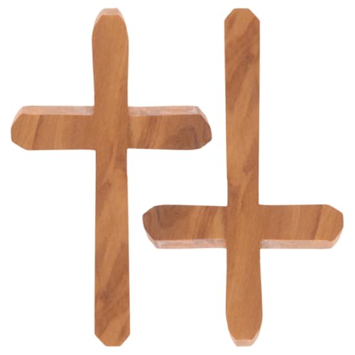 NUOBESTY 2 Stück Kreuz Aus Olivenholz Sammelkreuz Taufkreuz Religionskreuz Unvollendete Holzkreuze Kreuzförmige Verzierung Kreuz Für Cosplay Kleine Taschenkreuze Hand Gehaltenes Kreuz Khaki NUOBESTY 2 Stück Kreuz Aus Olivenholz Sammelkreuz Taufkreuz Religionskreuz Unvollendete Holzkreuze Kreuzförmige Verzierung Kreuz Für Cosplay Kleine Taschenkreuze Hand Gehaltenes Kreuz Khaki von NUOBESTY