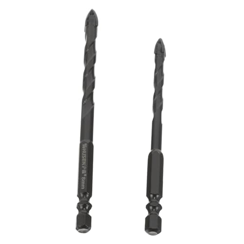 NUOBESTY 2 Stück Kreuzgebiss dreieckbohrer schlagbohrer drill+bit bohrmaschine Keramikbohrer Fliesenbohrer Kreuzbohrer Betonbohrer Mauerwerk Glasbohrer aus Metall Porzellanbohrer Legierung NUOBESTY 2 Stück Kreuzgebiss dreieckbohrer schlagbohrer drill+bit bohrmaschine Keramikbohrer Fliesenbohrer Kreuzbohrer Betonbohrer Mauerwerk Glasbohrer aus Metall Porzellanbohrer Legierung von NUOBESTY