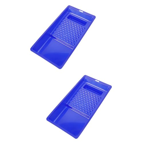 NUOBESTY 2 Stück Kunststoff Farbablage mit Rollbürste und Mischpalette für Wandfarben Ergonomisches Design für Müheloses Arbeiten für Profis NUOBESTY 2 Stück Kunststoff Farbablage mit Rollbürste und Mischpalette für Wandfarben Ergonomisches Design für Müheloses Arbeiten für Profis von NUOBESTY