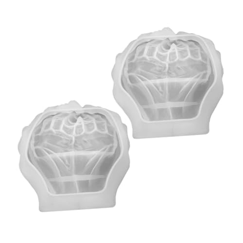 NUOBESTY 2 Stück Langlebige Silikonmoulds für Epoxidharz Handgeformte Schmuckablage Diy Werkzeug für Bastelprojekte für Wohnkultur von NUOBESTY