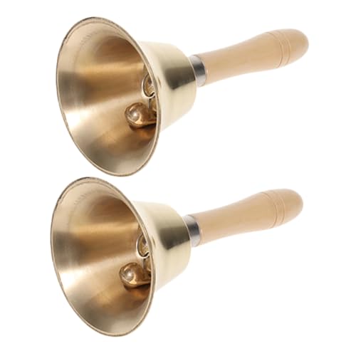 NUOBESTY 2 Stück Massive Handglocke aus Kupfer mit Holzgriff Teiliges Lauter Langlebiger und Unterrichtsglocke für Yoga Gebet Klassenzimmer und Seniorenbetreuung und Vielseitig Einsetzbar NUOBESTY 2 Stück Massive Handglocke aus Kupfer mit Holzgriff Teiliges Lauter Langlebiger und Unterrichtsglocke für Yoga Gebet Klassenzimmer und Seniorenbetreuung und Vielseitig Einsetzbar von NUOBESTY