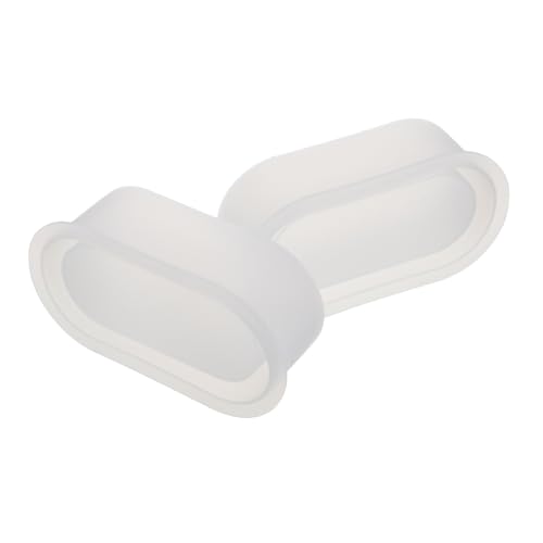 NUOBESTY 2 Stück Ovale Silikon Pflanzformen für Beton und Harz Flexible Reißfeste Gießformen für DIY Blumentöpfe Hitzebeständig Einfache Entformung für Garten Party Dekoration von NUOBESTY