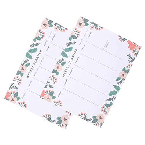 NUOBESTY 2 Stück Planen Sie Haftnotizen Pads Täglicher Planer Planungsunterlage abreißen Wochenplaner Tagesplaner Notizblock wöchentlicher Schreibtischplaner Zeitplan Papier NUOBESTY 2 Stück Planen Sie Haftnotizen Pads Täglicher Planer Planungsunterlage abreißen Wochenplaner Tagesplaner Notizblock wöchentlicher Schreibtischplaner Zeitplan Papier von NUOBESTY