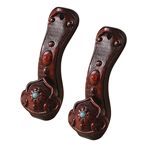 NUOBESTY 2 Stück Sandelholz Ruyi Anhänger DIY Schlüsselanhänger Charms Retro Chinesischer Stil Kreative Dekoration Geschenkidee von NUOBESTY