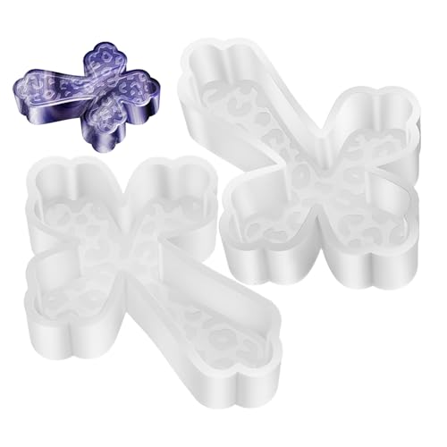 NUOBESTY 2 Stück Silikonformen Kreuz Molds für Epoxidharz Aromabead Formen Gießformen für Kerzen und Handgefertigte Dekorationen Vielseitig Einsetzbar für Kreative Projekte NUOBESTY 2 Stück Silikonformen Kreuz Molds für Epoxidharz Aromabead Formen Gießformen für Kerzen und Handgefertigte Dekorationen Vielseitig Einsetzbar für Kreative Projekte von NUOBESTY