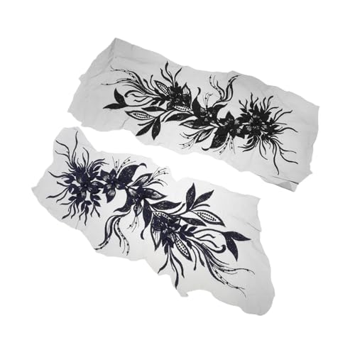 NUOBESTY 2 Stück Spitzenabziehbilder Stickerei-spitzenflecken Stickerei-spitze-applikation Spitzenstickerei-applikationen Blumenpaillettenpaillettenpatz Brautapplikation Nylongarn NUOBESTY 2 Stück Spitzenabziehbilder Stickerei-spitzenflecken Stickerei-spitze-applikation Spitzenstickerei-applikationen Blumenpaillettenpaillettenpatz Brautapplikation Nylongarn von NUOBESTY