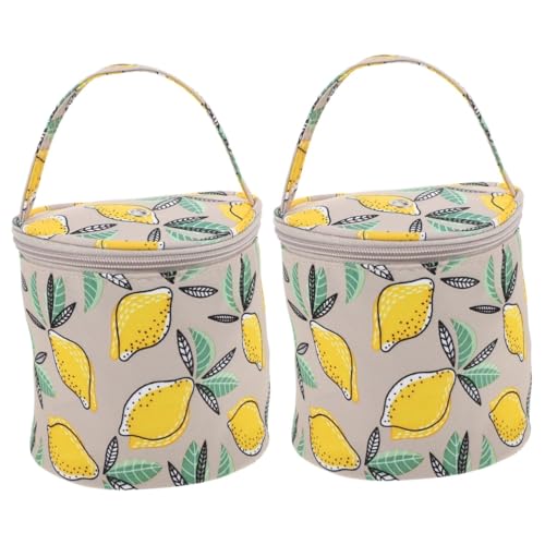 NUOBESTY 2 Stück Strick und Häkel Organizer Aufbewahrung für Nähutensilien Elegantes Design Einfache Handhabung für Frauen Leuchtendem von NUOBESTY