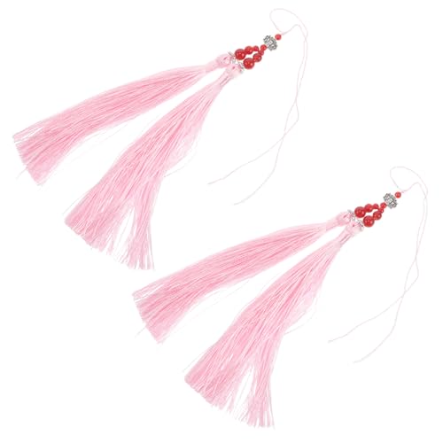 NUOBESTY 2 Stück Taichi Quasten Anhänger Lotus Design Polyester Langlebig Dekorativ für Taichi und Kampfsport Schwerter Guqin DIY Schmuck Schlüsselanhänger Rosa NUOBESTY 2 Stück Taichi Quasten Anhänger Lotus Design Polyester Langlebig Dekorativ für Taichi und Kampfsport Schwerter Guqin DIY Schmuck Schlüsselanhänger Rosa von NUOBESTY