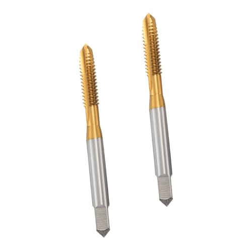 NUOBESTY 2 Stück Teiliges Gewindebohrer Hochgeschwindigkeitsstahl mit Beschichteter Spiralgeriffelter Spitze für Präzises Bohren und Gewindereparatur für Profis und Diy Enthusiasten NUOBESTY 2 Stück Teiliges Gewindebohrer Hochgeschwindigkeitsstahl mit Beschichteter Spiralgeriffelter Spitze für Präzises Bohren und Gewindereparatur für Profis und Diy Enthusiasten von NUOBESTY