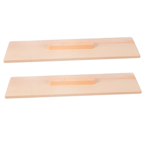 NUOBESTY 2 Stück Teiliges Holzdeckel aus Naturbelassenem Kiefernholz Vielseitig als Seifenform Toastformdeckel Handgefertigt Langlebig Geruchsneutral Praktische Abdeckung für von NUOBESTY